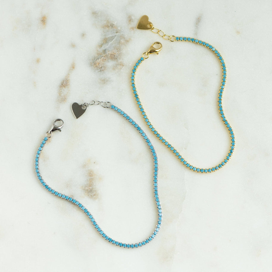 Turquoise Tennis Bracelet