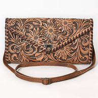 Tooled Leather Envelope Purse