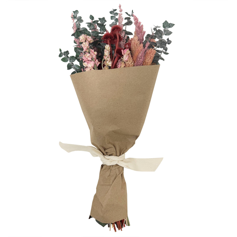 Dried Ruby Wildflower Bouquet