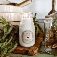 Milk Bottle Candle Grapefruit
