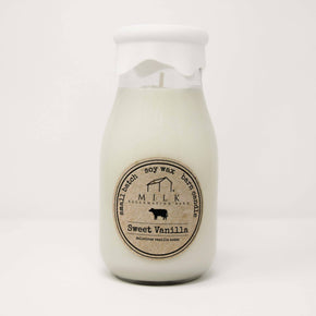 Milk Bottle Candle Sweet Vanilla