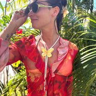 Gold Butterfly Bolo Tie