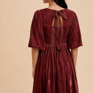 Sweetheart Velvet Mini Dress