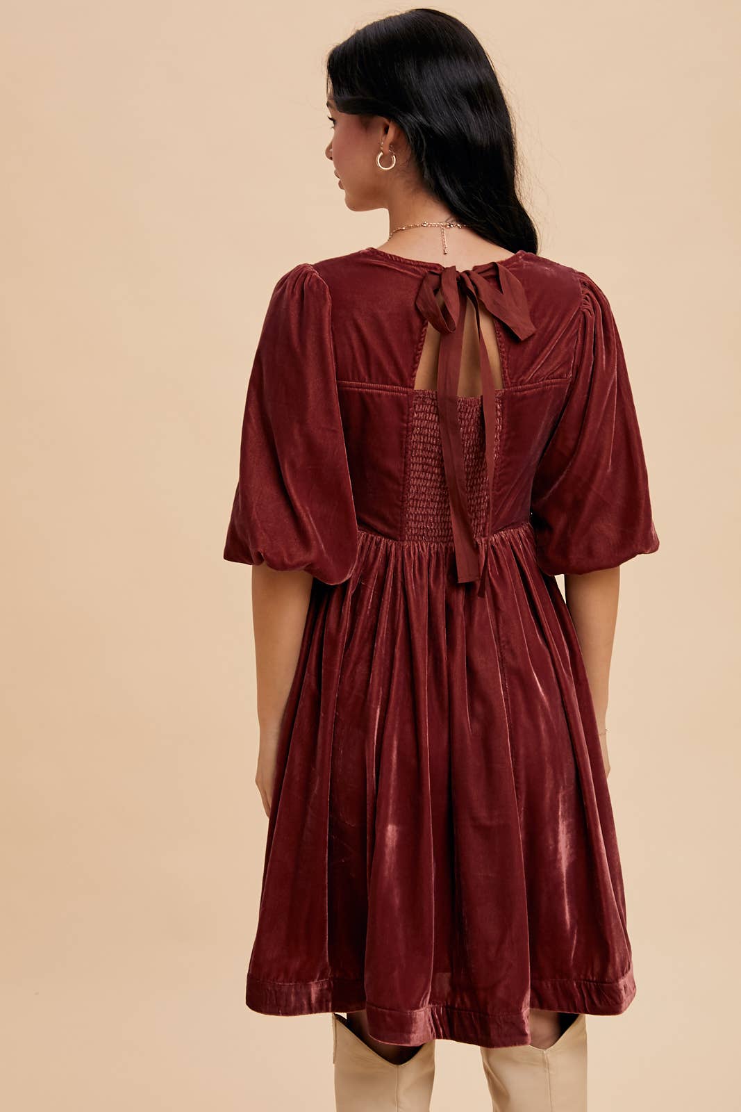 Sweetheart Velvet Mini Dress