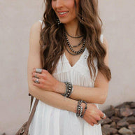 5mm Saucer Desert Pearl Necklaces