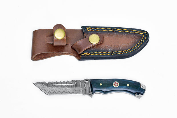Damascus Steel EDC Style Tanto Compacto