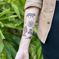 Desert Wild Temporary Tattoo