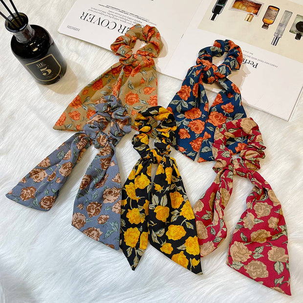 Floral Hair Ribbon