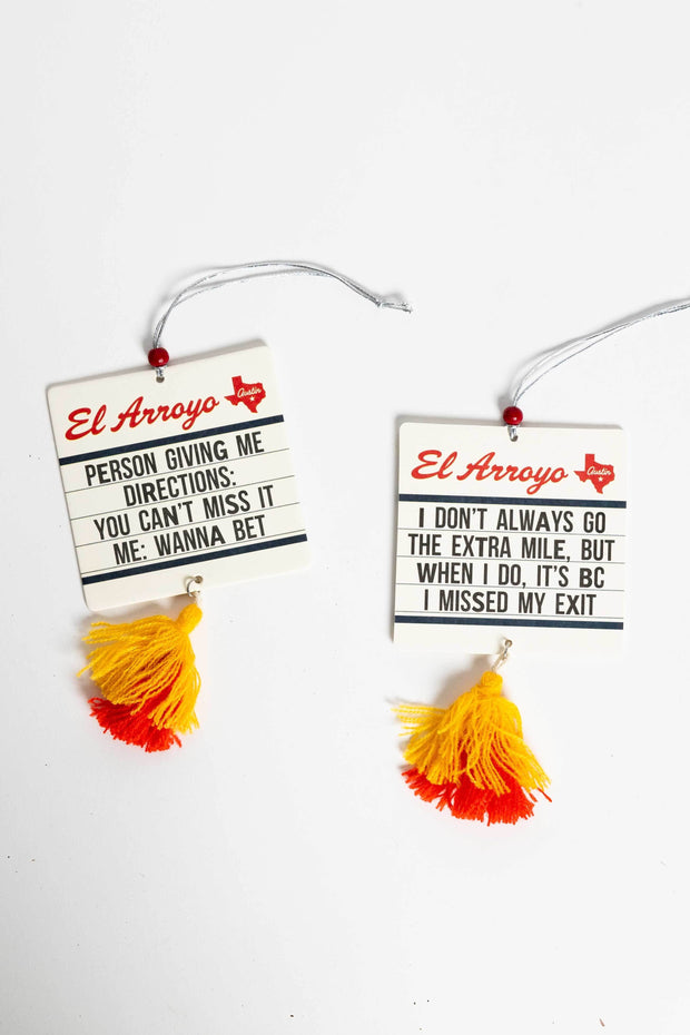 Wanna Bet Marquee Car Air Freshener (2 Pack)