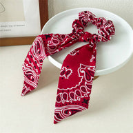 Bandana Ribbon Scrunchie