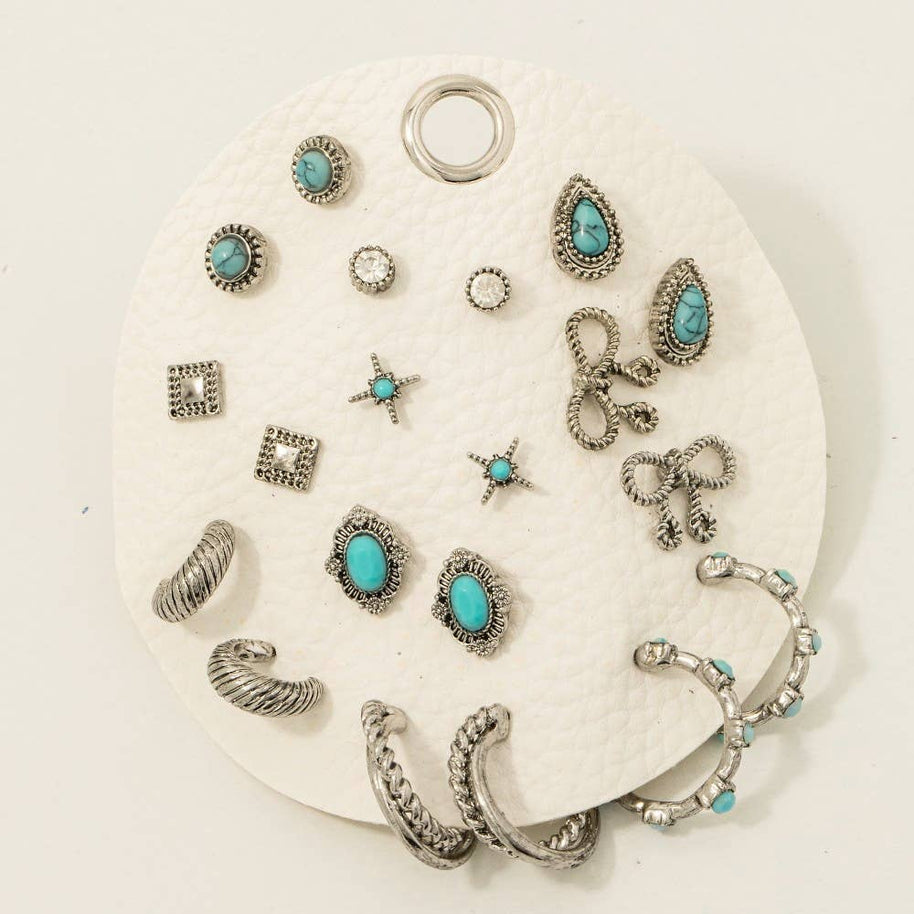 Assorted Antique Western Boho Earrings Set