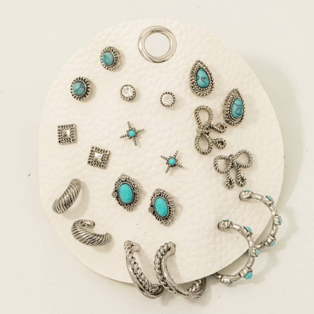 Assorted Antique Western Boho Earrings Set