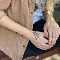 Lavender Twigs Temporary Tattoo