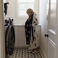 New Hooded Lightning Bolt Luxe Robe