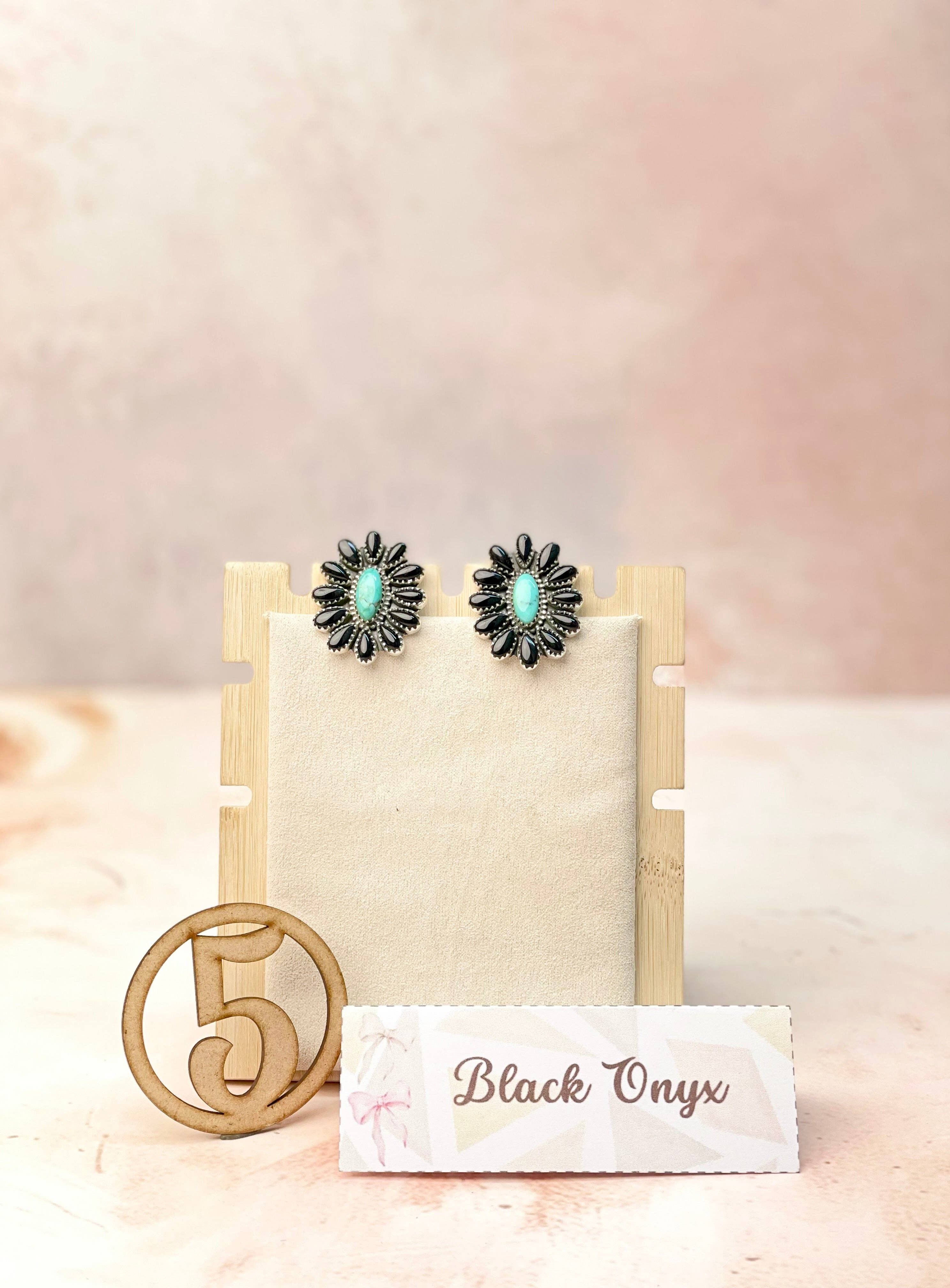 Blooming Stone Earrings