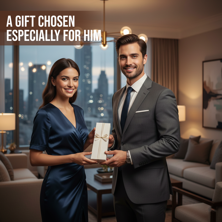 Large Damascus Knife, Round Wood Handle