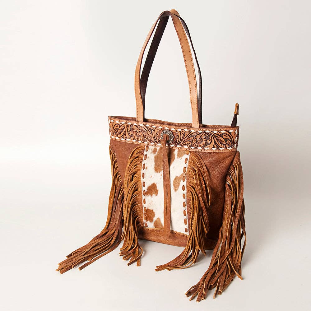Hair-On Hide Western Bag