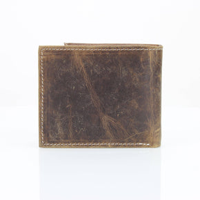 Leather Bifold Tooled Wallet