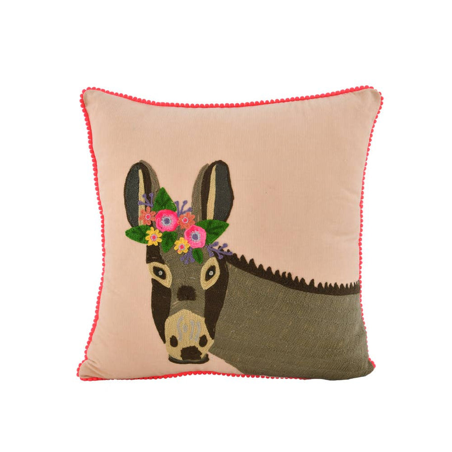 Donkey Corduroy Pillow 18X18"
