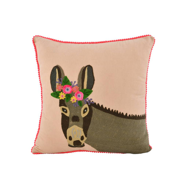 Donkey Corduroy Pillow 18X18"