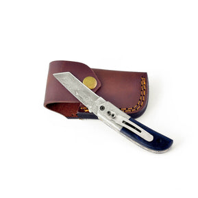 Titan's Navy Blue Damascus Utility Pocket TF-036