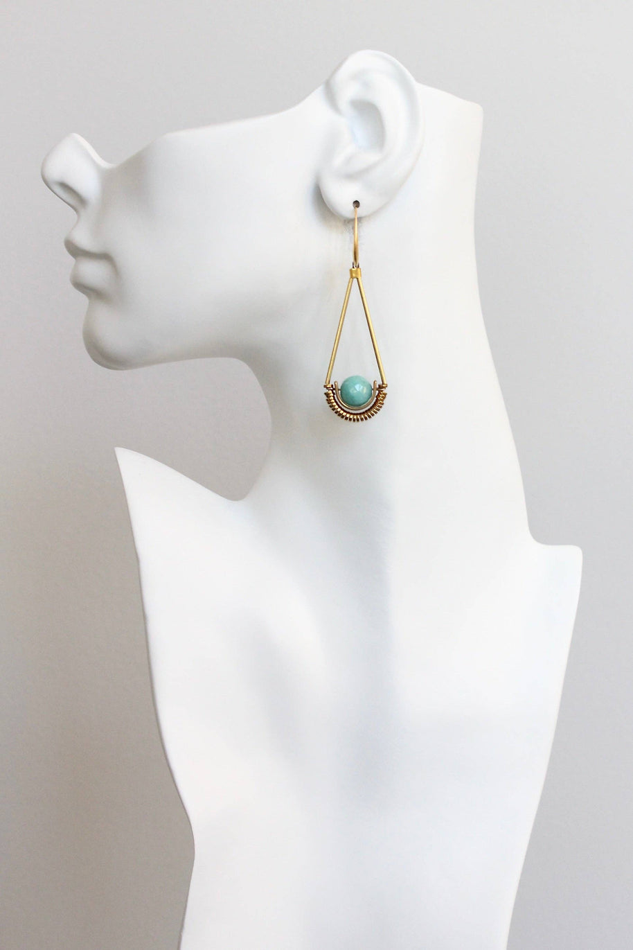 Amazonite earrings