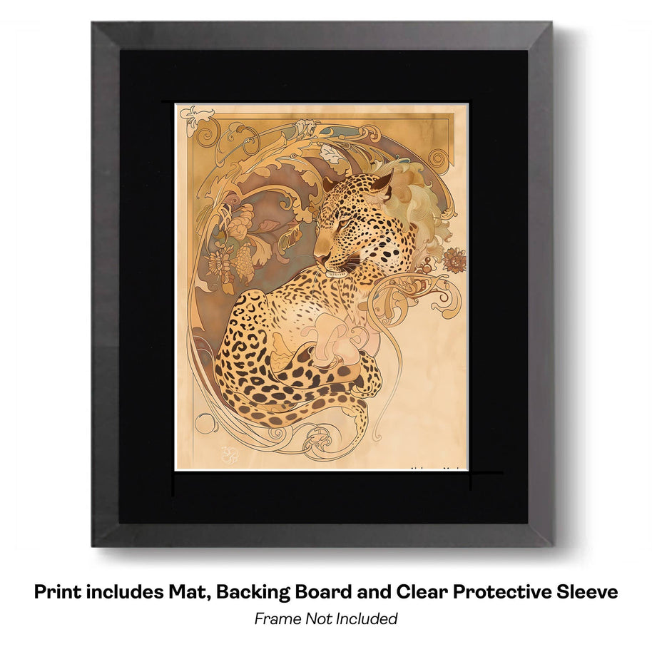 - Animal Kingdom Wall Art Prints in Art Nouveau Print