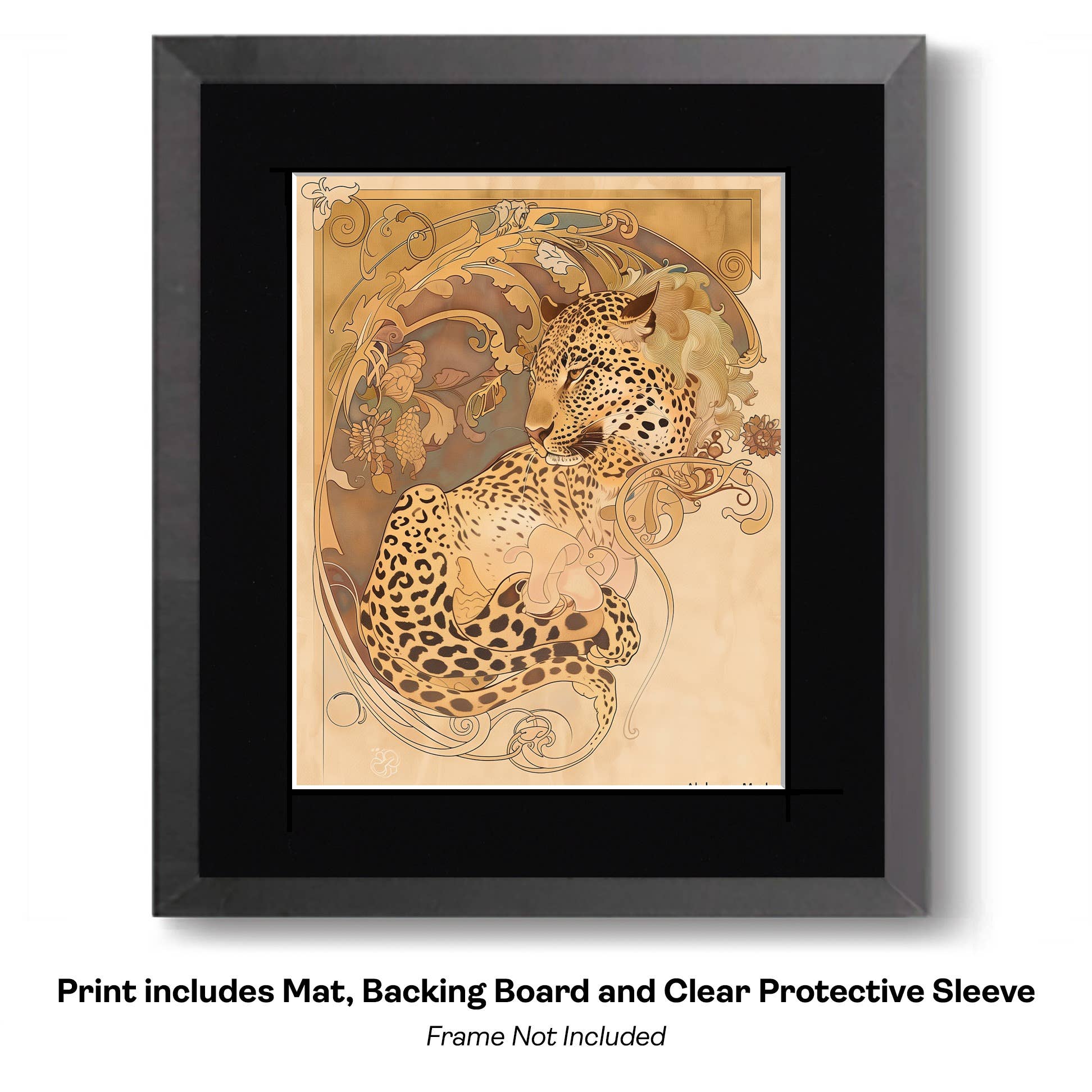 - Animal Kingdom Wall Art Prints in Art Nouveau Print
