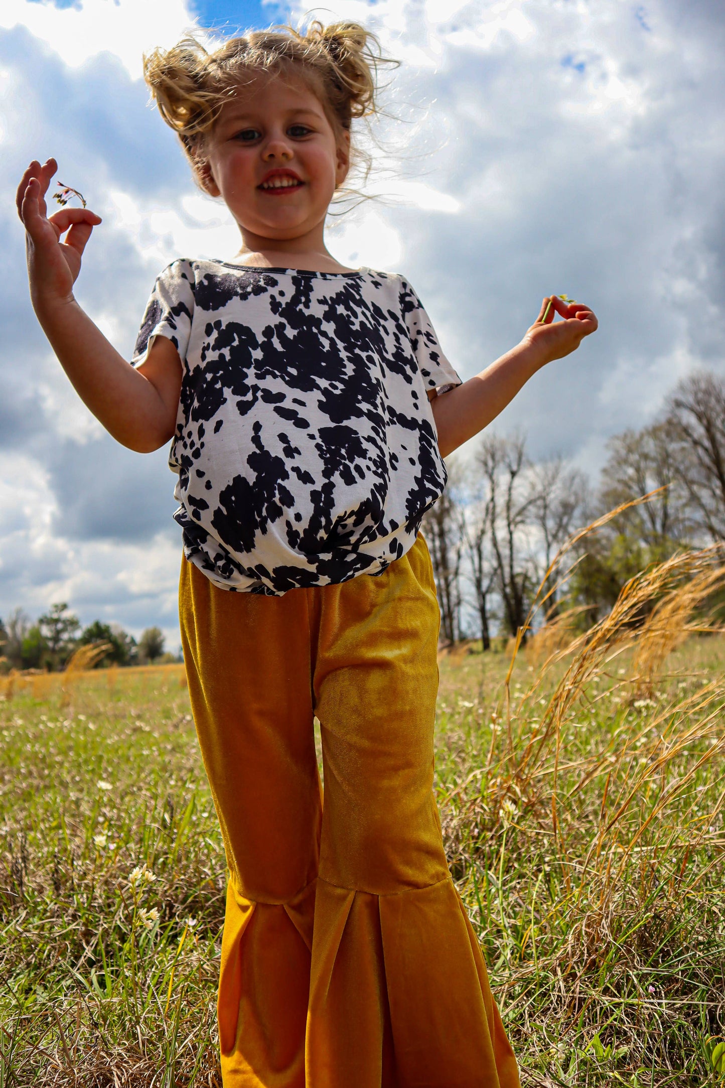 Velvet Kids Bell Bottom Pants