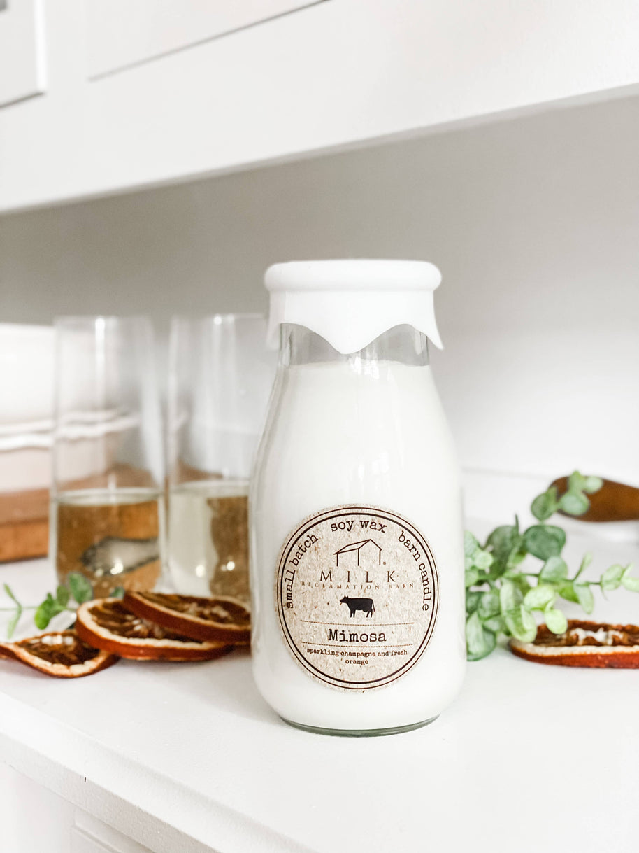 Milk Bottle Candle 13 oz