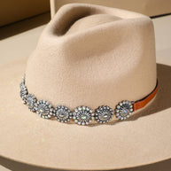 Western Concho Hat Band