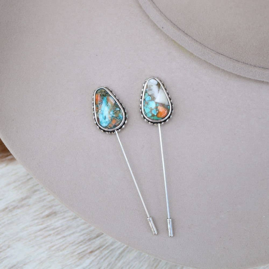 Southwest Mosaic Hat Pin
