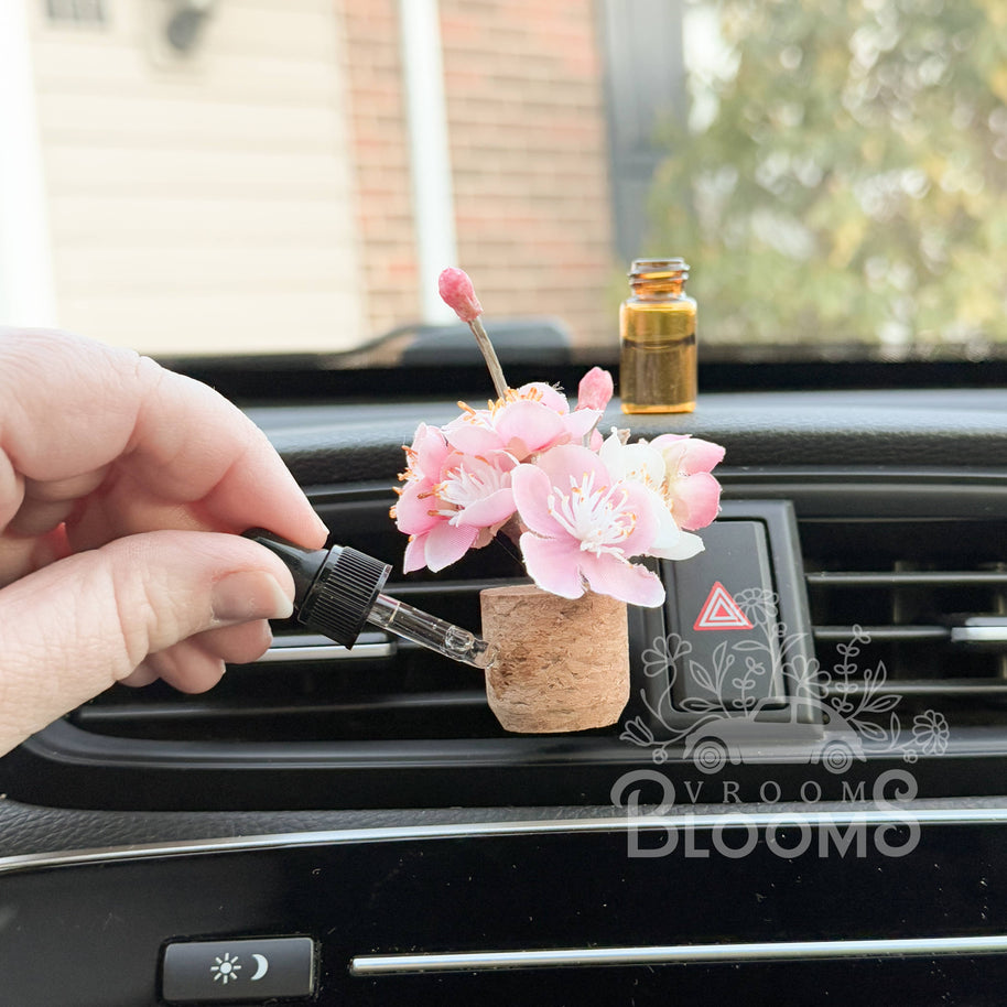 Pink Cherry Blossom Vent Clip