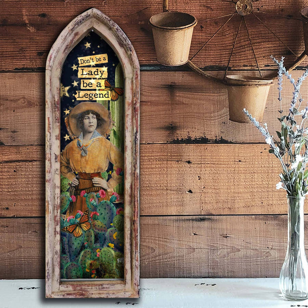 Be a Legend Wood Art