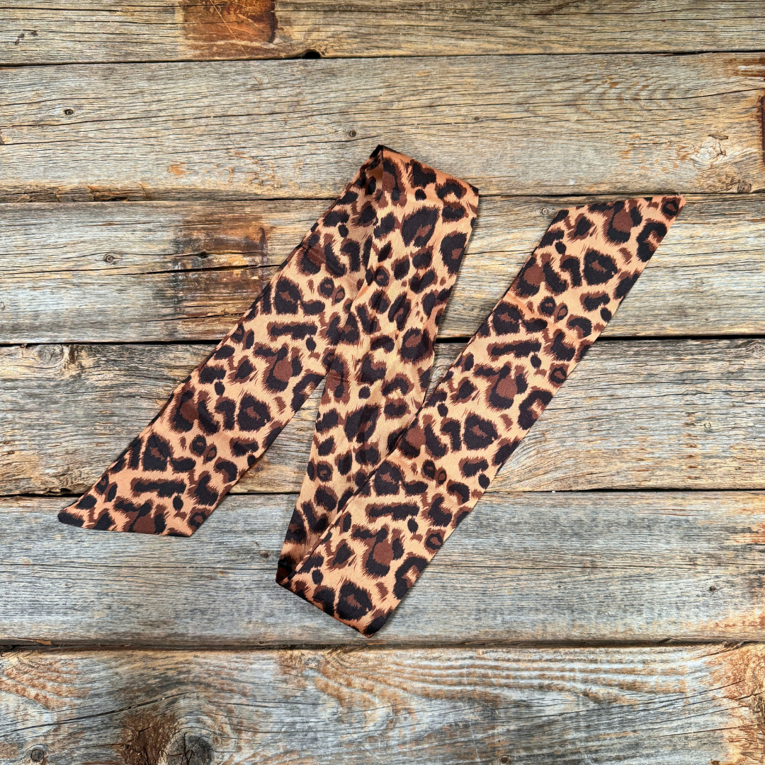 Brown and Black Western Skinny Mini Wild Rag / Cowgirl Necktie #TW114