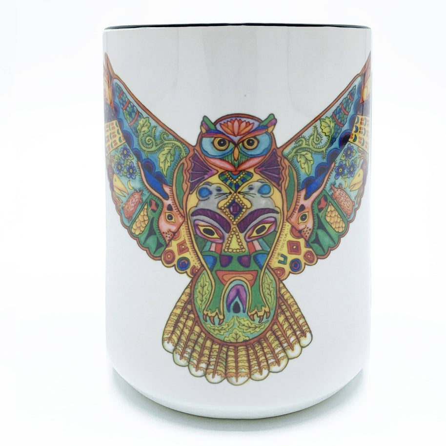 EarthArt Great Horned Owl Mug