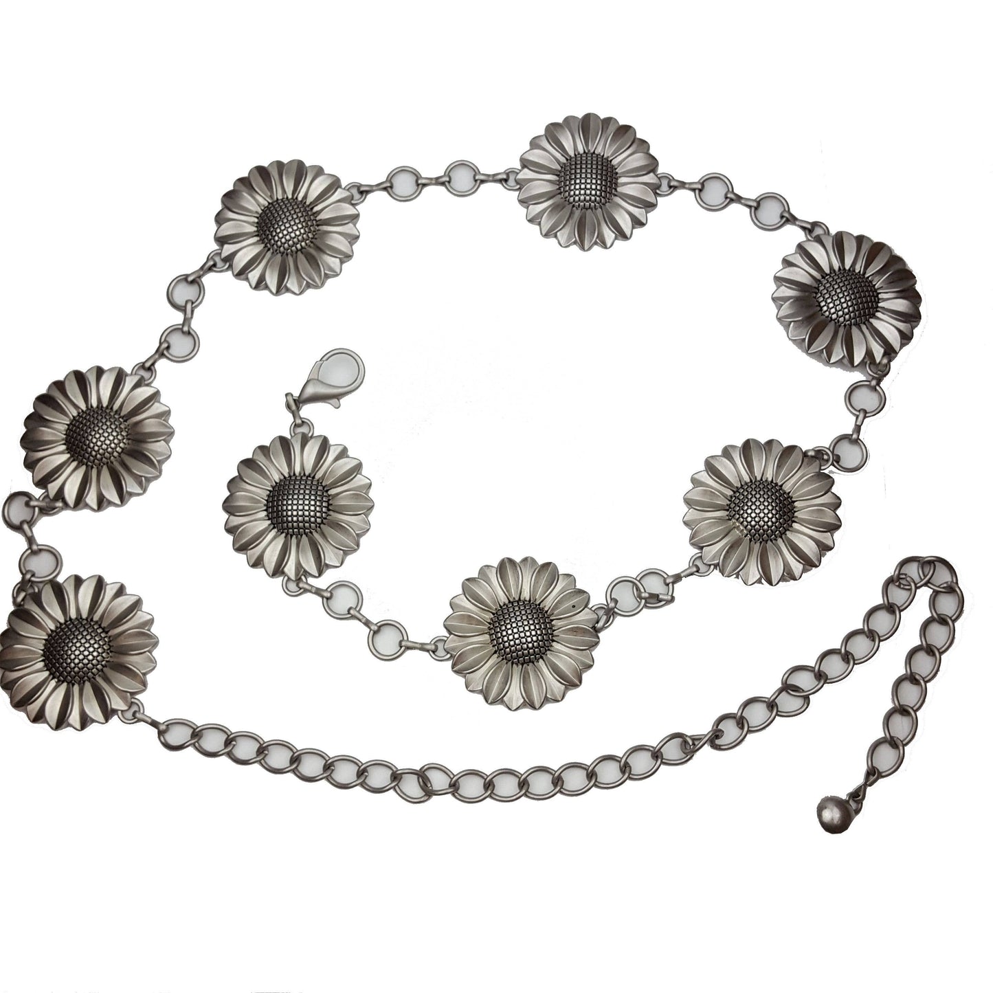 Sunflower Metal Chain Belt .