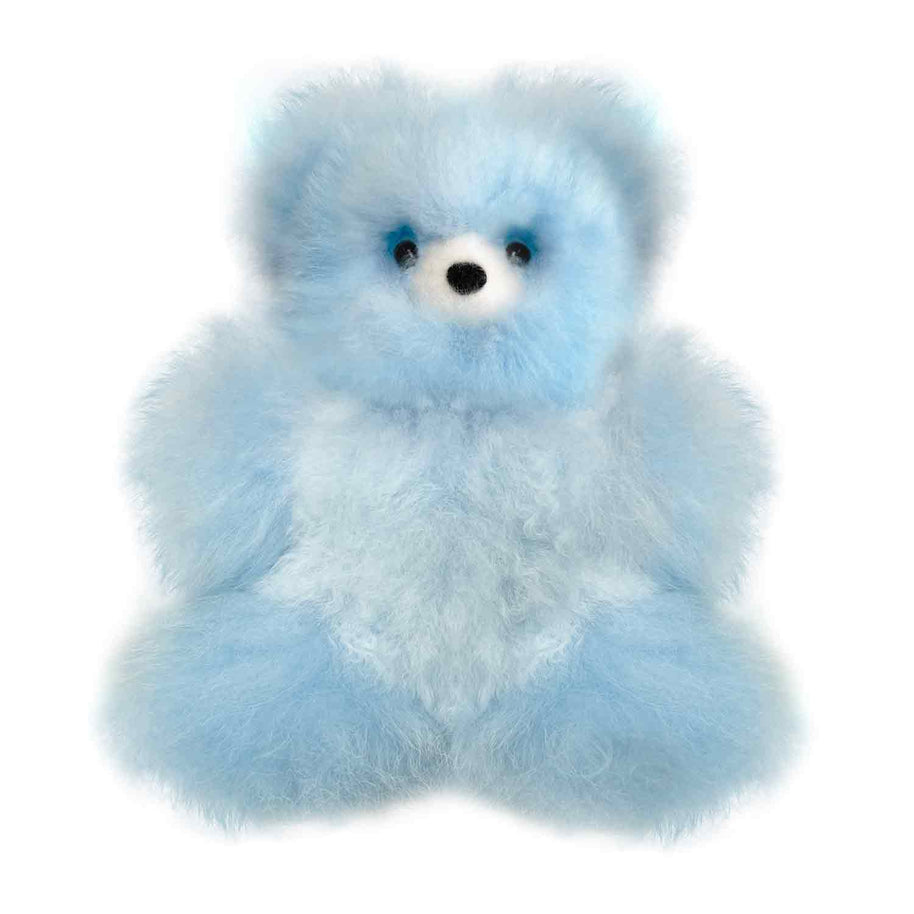 Keychain Alpaca Plushie  | 10" Bear | Light Blue
