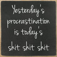 4x4-1053 Procrastination