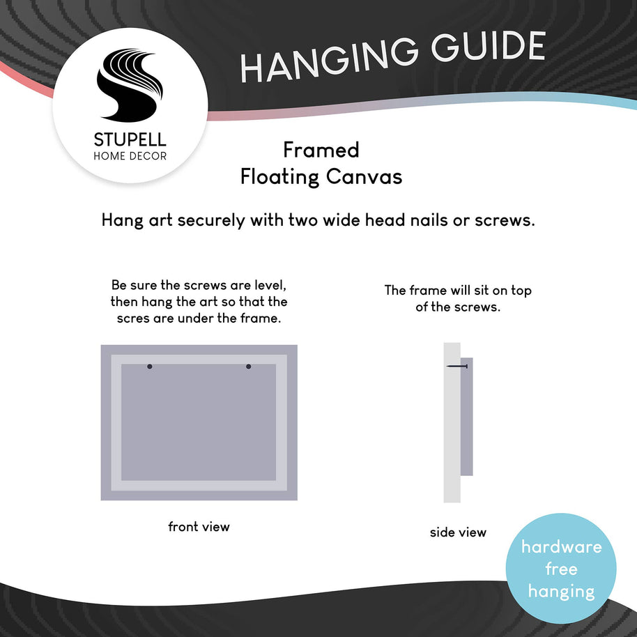 Bison Grazing in Field Floater Framed Art