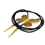 Gold Butterfly Bolo Tie