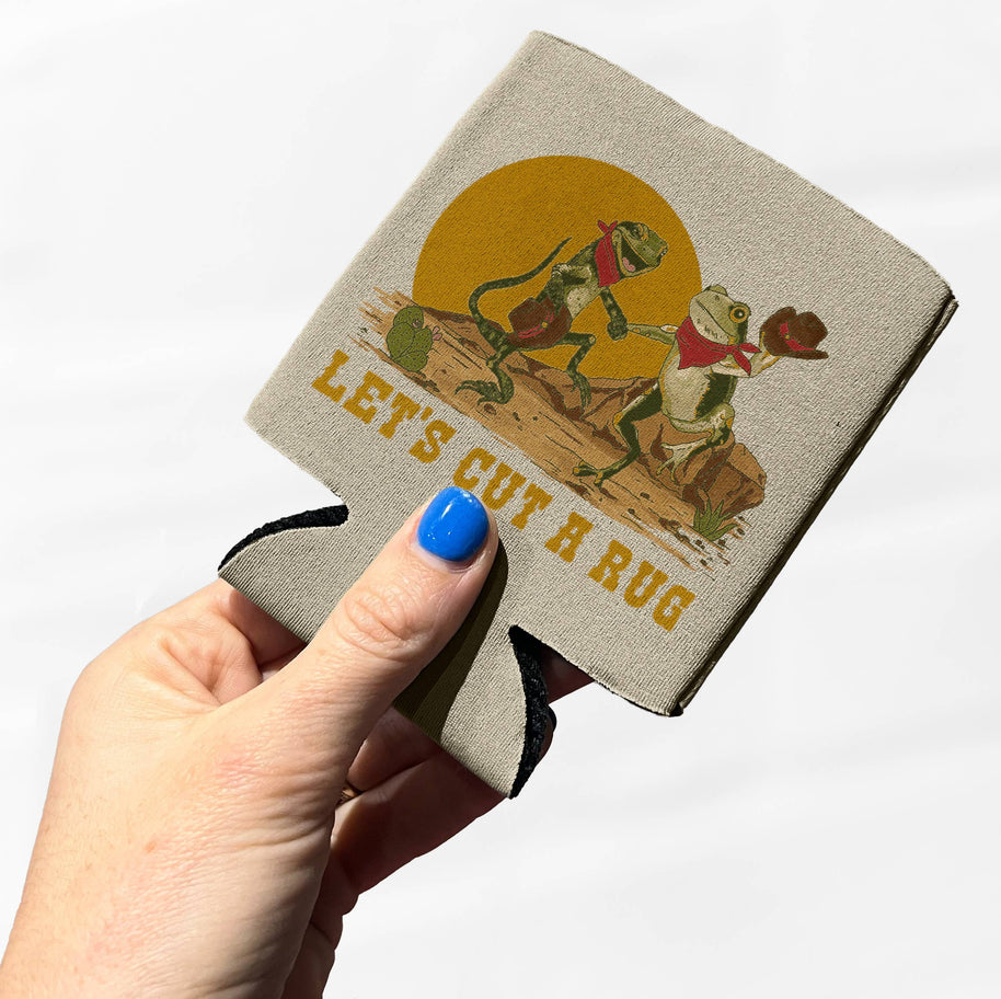 Let's Cut a Rug Koozie