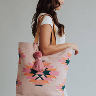 Pink Aztec Tote