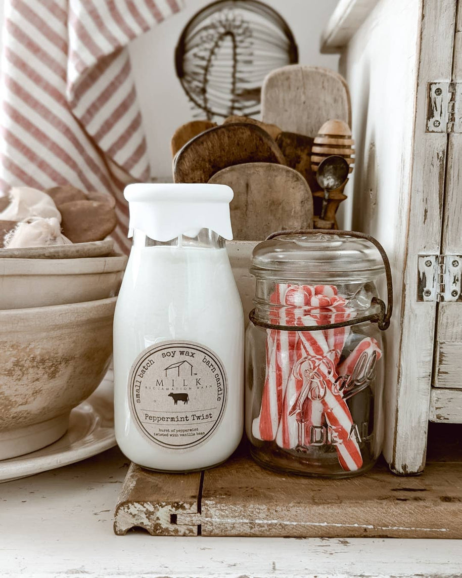 Milk Bottle Candle 13 oz