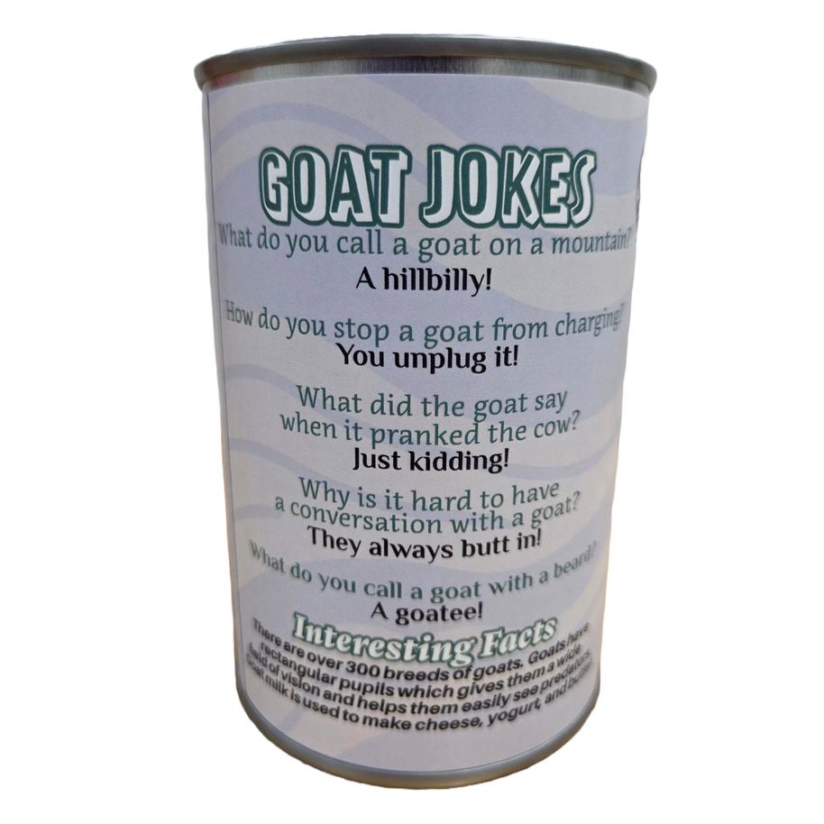 Canned Goat Stuffed Animal