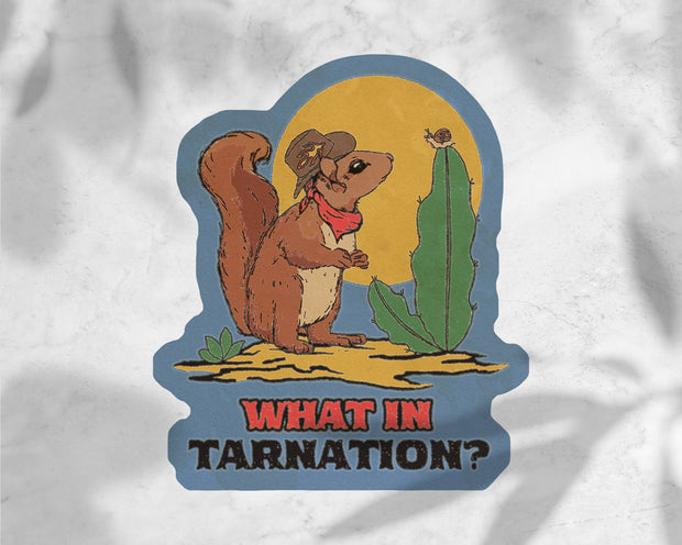 Squirrel Cowboy: What in Tarnation? Sticker