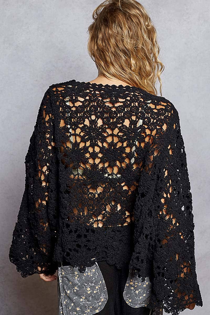 Crochet Chenile Sweater