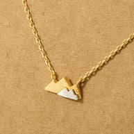 Mini Mountain Pendant Necklace