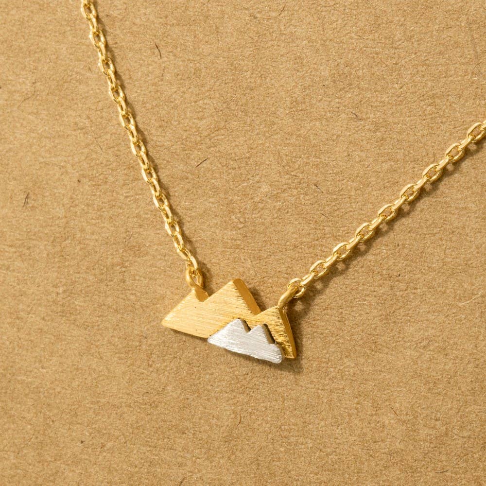 Mini Mountain Pendant Necklace