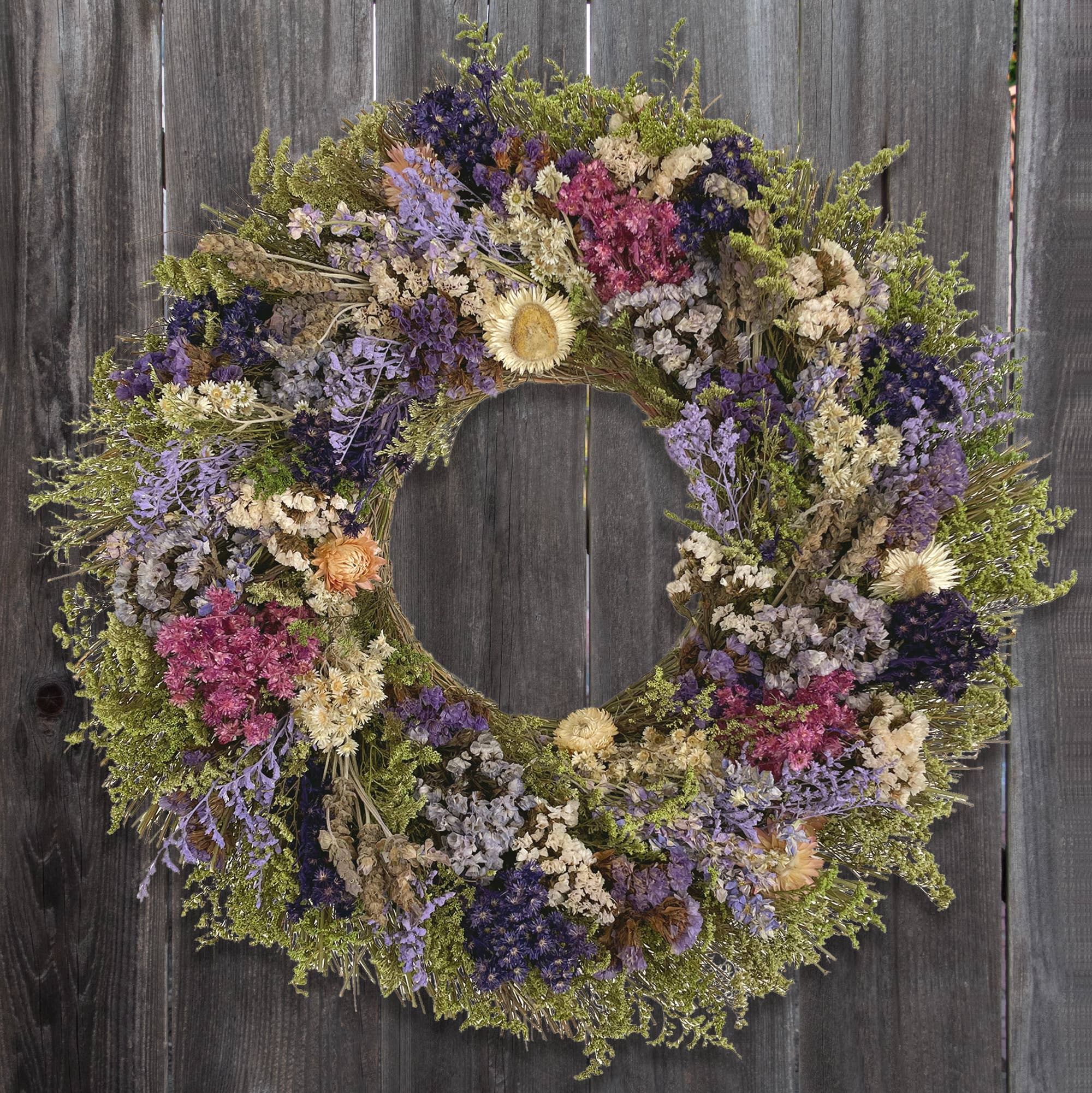 San Anselmo Dried Flower Wreath